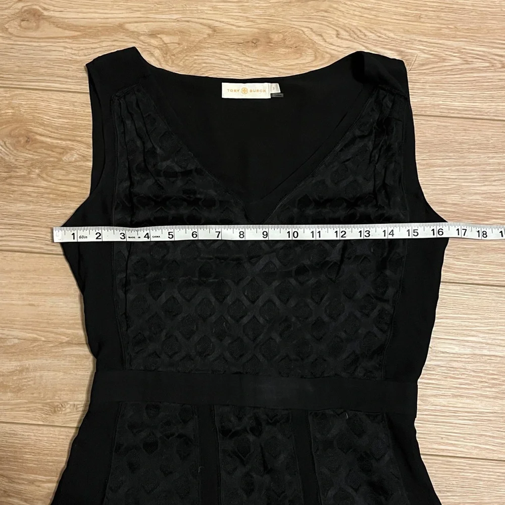 Tory Burch Hadley black silk dress